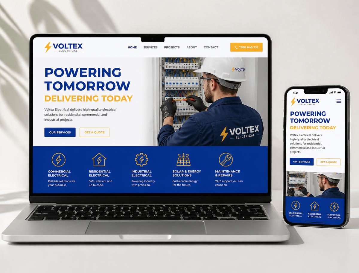 Brightline Electric website preview